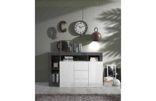 Elegantna komoda s 2 vrata i 3 ladice HAMBURG 209030-07OX