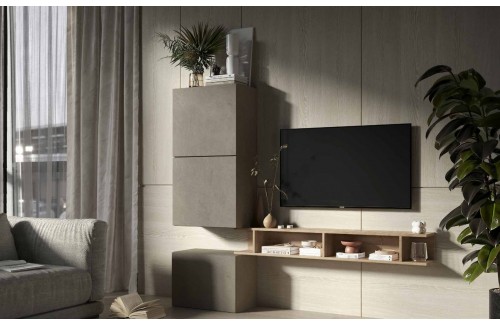 Elegantna TV komoda glina/hrast INFINITY 2.0 900051-AGK