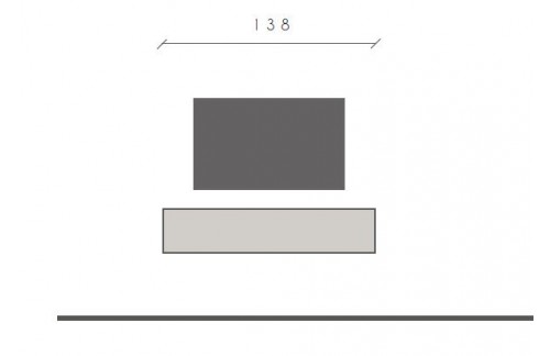 Elegantni TV ormarić u hrastu INFINITY 2.0 Comb. 54