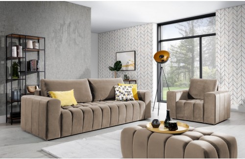 Elegantni dnevni set Lazaro 3+1+Tabure-Monolith 09