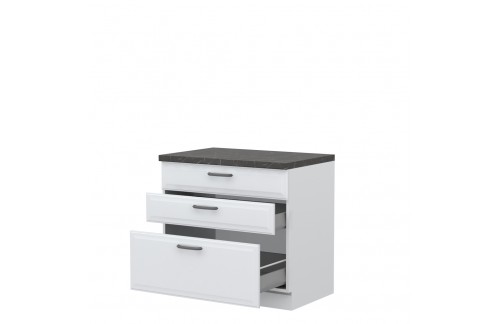 ELEMENT ZA KUHINJU EVIA R-90-3MBOX SA METALNIM LADICAMA