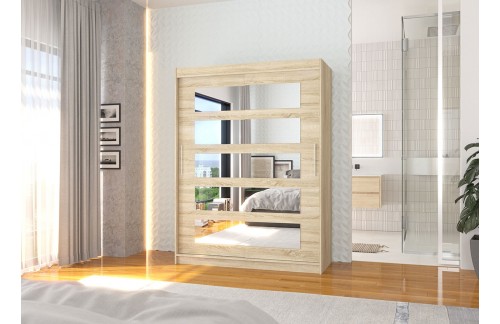 Klizni ormar Murani (150 cm)-Sonoma hrast