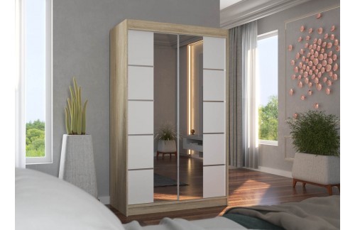 ORMAR GENUA (VIŠE BOJA)-Sonoma hrast/bijela