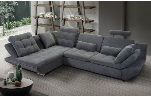 Kutna sjedeća garnitura IRIS s ležištem-Lijeva (RASPRODAJA)