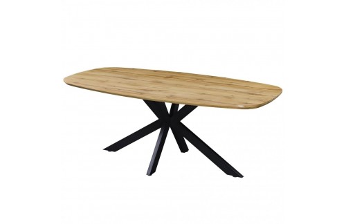 Blagovaonski stol LOMUS 200x100x76 cm (hrast)