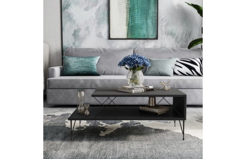 Klupski stolić Biran (Antracit)