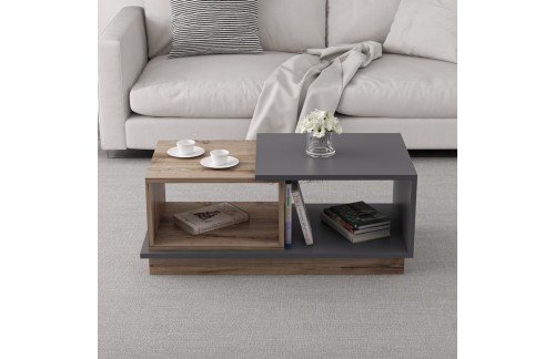 Klub stolić Dalen (Antracit/Hrast)