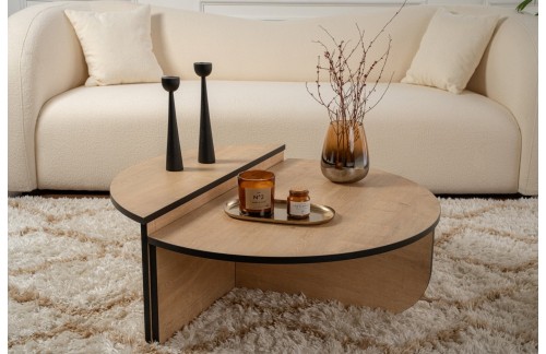 Klub stolić Helan (Medeni hrast/Crna)