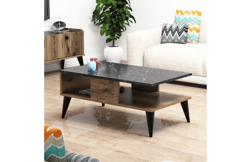 Klub stolić Hiron (orah/mramor)