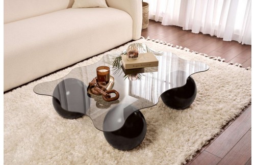 Klub stolić Ivano (Crna/Siva)