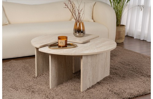 Klupski stolić Lerin (Travertin)