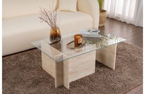 Klub stolić Omaro (Travertin)