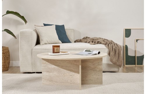 Klupski stolić Vanir (Travertin)