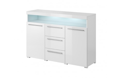 ŠIROKA KOMODA INDIA - BIJELA