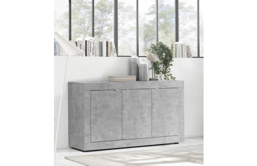 Komoda s tri vrata u svijetlom hrastu BASIC 202915-05