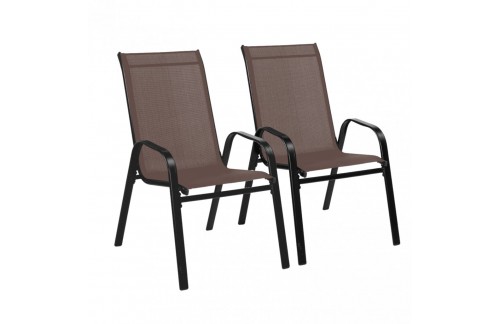 Komplet od 2 vrtne stolice Rjavko