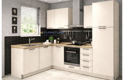 Kutna kuhinja Opera 275x185 cm (MOŽE I PO MJERI)