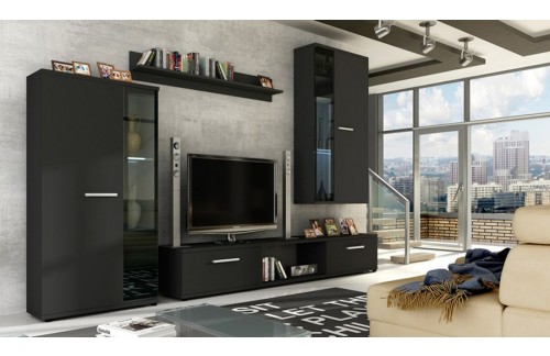 Dnevni boravak LEON - crna (mat)