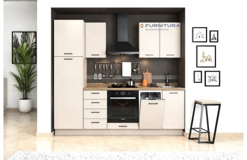 MODERNA KUHINJA OPERA 255CM (MOŽE I PO MJERI)
