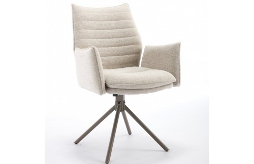 Tapecirana blagovaonska stolica SEMIN (bež)