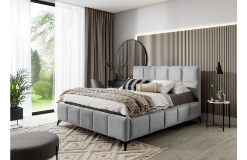 Tapecirani krevet Mist s spremištem