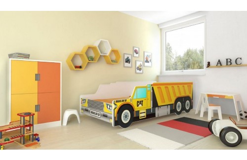 Dječji krevet CONSTRUCTION CAR s madracem 160x80 cm