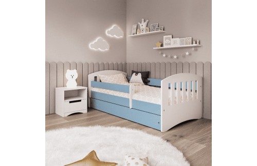 DJEČJI KREVET EMA 160X80 (VIŠE BOJA)-Bijela/plava