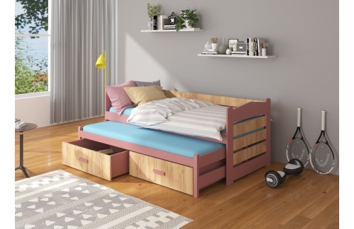 Dječji krevet TIARRO s madracima 97 cm (više boja)