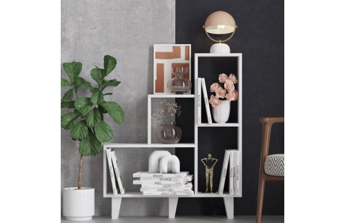 Polica za knjige Celan (Bijela)