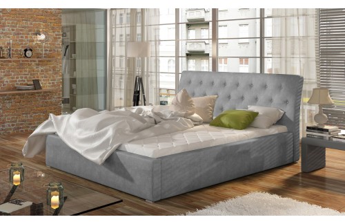 Krevet Milano s metalnim okvirom, plinskim podizačem i spremnikom za posteljinu