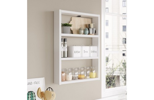 Zidna polica Ceno (Bijela)