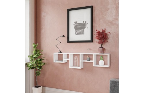 Zidna polica Damir (Bijela)