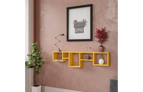 Zidna polica Damir (Žuta)