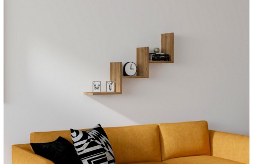 Zidna polica Galor (Orah)