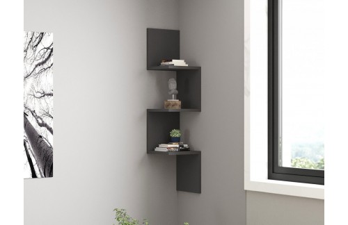 Zidna polica Loro (Antracit)