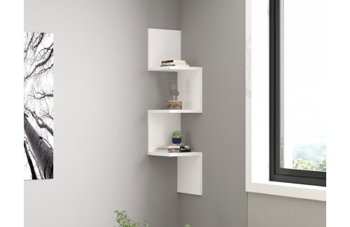 Zidna polica Loro (Bijela)