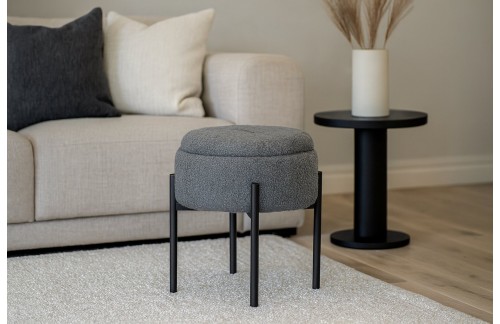 Tabure Židun (crna/siva)