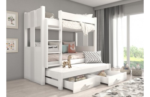 Troslojni dječji krevet na kat ARTEMA 200x90