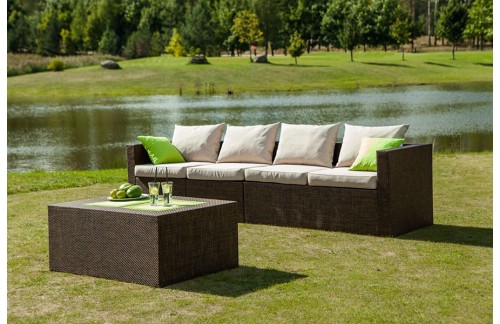 Vrtni namještaj TAHITI 4-dijelni - više boja