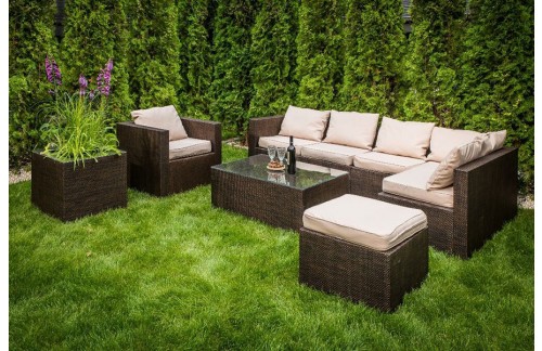 Vrtni namještaj TAHITI 6-dijelni - više boja