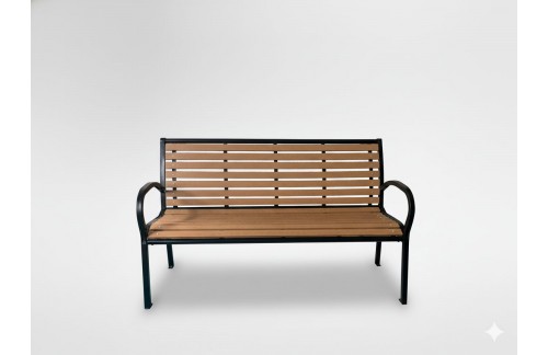 Vrtna klupa Meda (125 cm, smeđa)