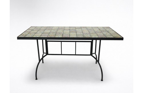 Vrtna stol Mera (pravokotna, mozaična, 150 x 80 cm)
