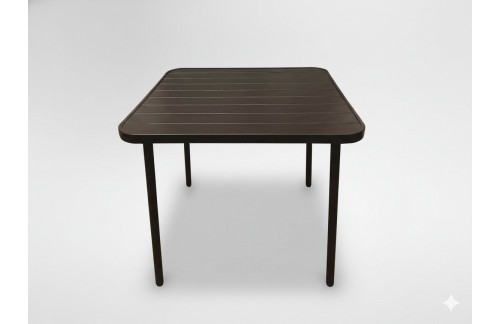 Vrtna stol Vika (kvadratna, smeđa, 80 x 80 cm)