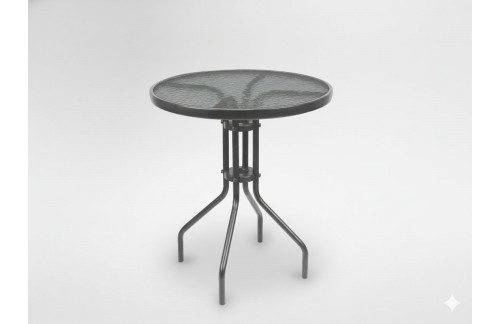 Vrtni stolić Ajda (60 cm, siva)