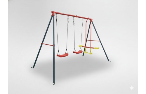 Vrtni igralni set Neman s 2 gugalnicama i gugalnikom