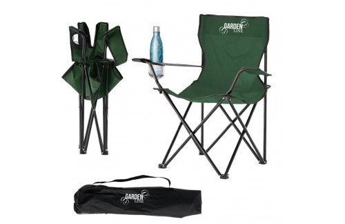 Sklopiva turistička stolica Alen (zelena)